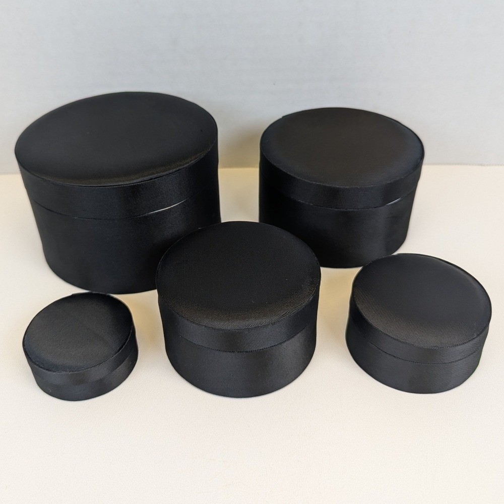 Nesting Jewelry Trinket Boxes Set of Five